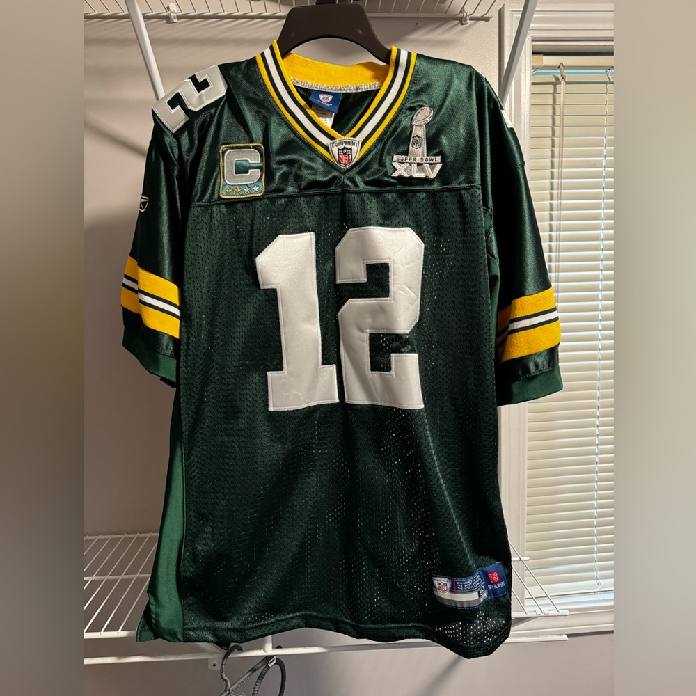 LIKE NEW Green Bay Packers Aaron Rodger’s Jersey